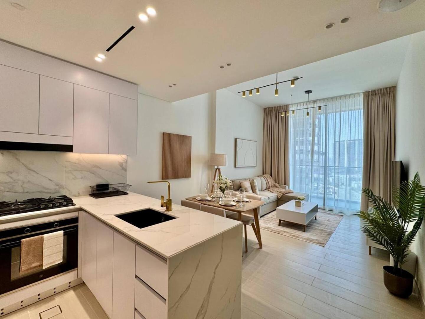 Modern 1-bedroom Haven With Soothing Interiors *